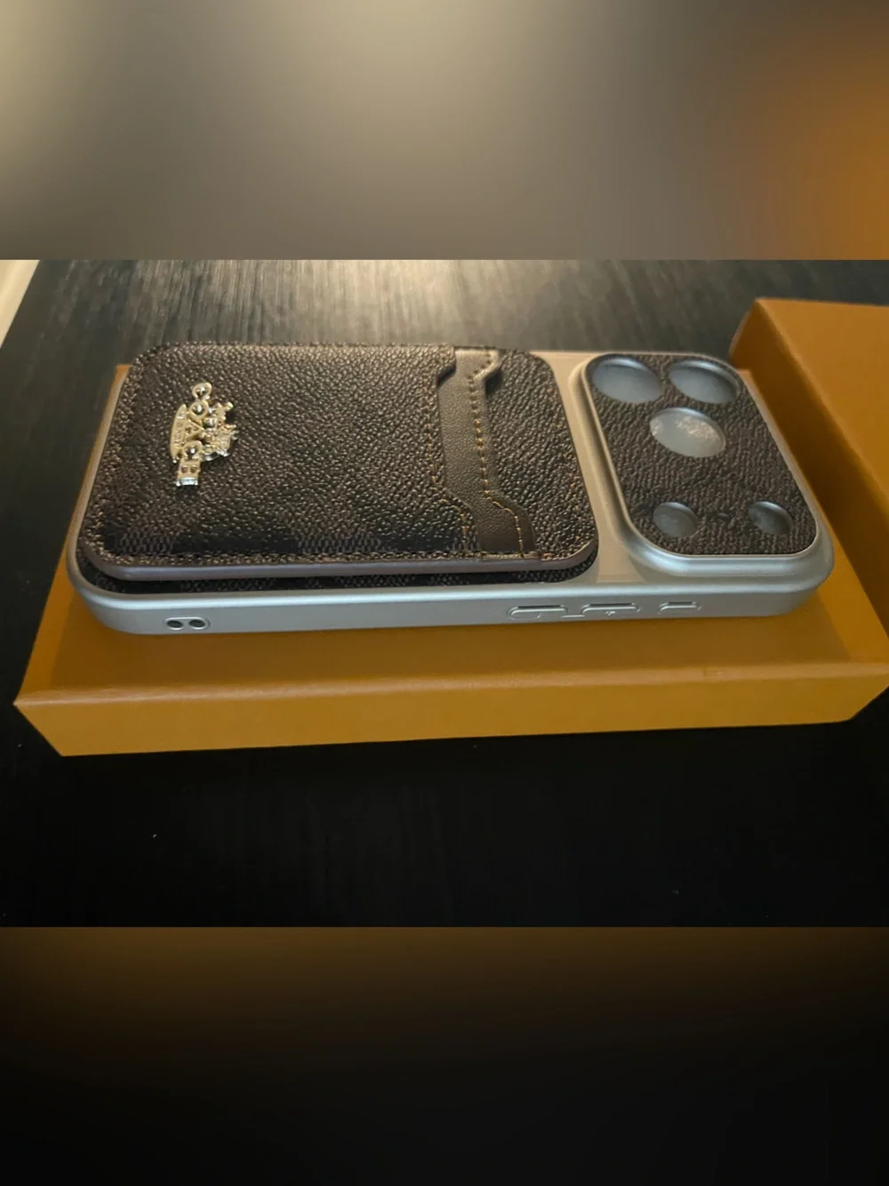 iPhone 17 pro Coach 2 slot Card Holder phone case